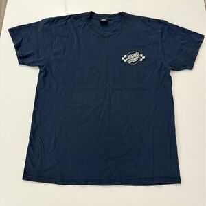 Santa Cruz Skateboards Dark Blue Tee Size M